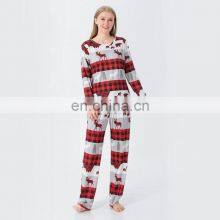 Favourable Price Cotton Red Women Couple Mens Pants Kids Set Christmas Family Pajamas Sets thumbnail-2