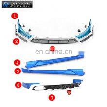 Factory direct modified body kit car bumper front lip and rear spoiler side skirt for 10th Honda Accord