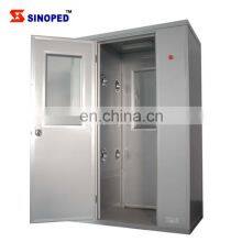 12 Nozzles Air Shower Clean Room With Passing Box Automatic Blowing Air Shower With Full Stainless Steel thumbnail-2