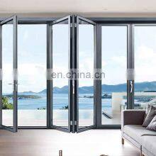 American Popular Aluminum Doors Bifold Doors Aluminum Folding Patio Folding Screen Accordion Front Door thumbnail-2