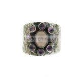Design Gemstone Silver Ring thumbnail-1