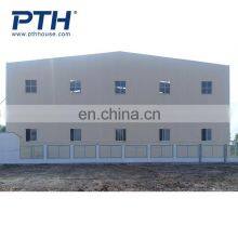 Modern Modular Prefabricated House Building Metal Portal Construction Prefab Warehouse Structural Light Frame Steel Structure thumbnail-2