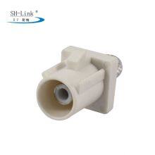 FAKRA Straight Type A White Short Male Crimped RG58 Cable Automotive RF Connector