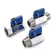 Factory Direct Sale Stainless Steel Female Thread Mini Ball Valve, Double Female Thread Mini Small Ball Valve, Micro Manual Female Thread Ball Valve (1/2 Inch) thumbnail-3