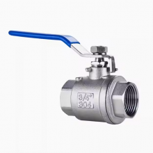 ANSI API Ball Valve 2-Piece 201 304 316 Stainless Steel 1000 WOG Soft Seal Internal Thread Manual Ball Valve thumbnail-4