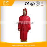 Hot sell cheap high quality pvc fabric raincoat