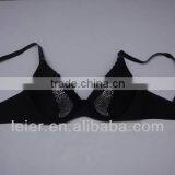 Laser Cut Bras Fashion Bra W/ Rhinestones thumbnail-1