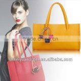 2016 China Factory Price European Style Women Bag Fashionable Genuine Leather Handbag Classical Lady Bag