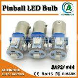 SMD Pinball Led Bulb 6.3V BA9S #44 47 Blue