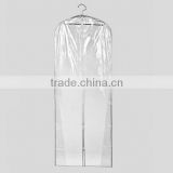 Clear Zipper PVC Wholesale Price Garment Bag with Pockets MG0449