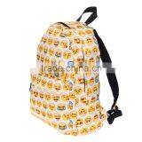 Top Selling High Quality Polyester Custom Emoji Backpack Bag thumbnail-3