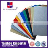 Alucoworld size 5mm aluminum composite sheet exterior wainscotingacp sheet