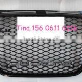 12-14 A1 RS1 Front Grill for AUDI A1 Grille,Black Mesh Car Grill thumbnail-1