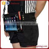 handheld for ipad mini 2 3 4 leather case with shoulder strap neck lanyard
