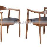 Wooden Restaurant Dining Leather Chairs for Sale thumbnail-1