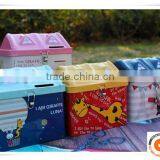 Tintop Gift Tin Box/house Top Style Packaging Tin /house Shaped Tin Box