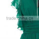 China Factory Wholesale Elegant Style Female Green Prom Dress thumbnail-4