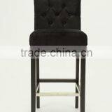 Modern Button Designed Wooden Fabric Leisure Barstool With Ring Back (KY-3207) thumbnail-2