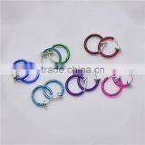 New Vintage Clip On Fake Nose Hoop Ring Mens Clip on Earrings thumbnail-2