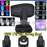 17R Beam Spot Wash 3 in 1 350W moving head light stage light effect pattern moving head light