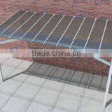 New Design Easy DIY Design Double Polycarbonate Sheet Door Patio Canopy Awning for Carport