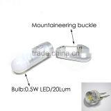 LED Powerful Waterproof Mini Keychain Light With Climbing Hook thumbnail-2