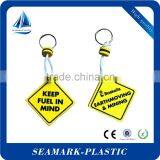 2016 Popular Custom Made Keyring EVA Custom Floating Keychain