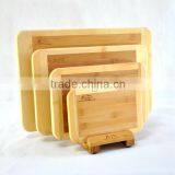 Resuable 2-tone Bamboo Wood Cutting Board Set thumbnail-1