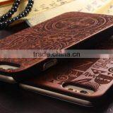 New Design Unique Engrave Wood Cell Phone Protective Case For Iphone6s/ Plus thumbnail-5