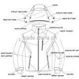 2016 New Design Colour Contrast Mens Padded Ski Jacket thumbnail-1