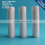 17ml White Lip Balm Container,17g Cylinder Lip Balm Tubes for Cosmetic Packaging