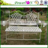 Cheap Novelty Nice Folding Antique White Wrough Iron Garden Chair For Outdoor Patio Backyard J29M TS11 PL08-4980