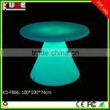 LED Furniture KD-F865 modern LED dining table for restaurant