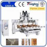 4 Axis 8 Head Cnc Router for Wood China Cnc Wood Router High Efficiency Wood Router 12025