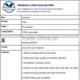 Fashion Material New Style pu Jacket for Man thumbnail-3