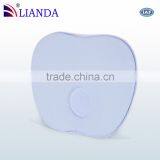 Soft Blue Baby Head Support Pillow, Baby Head Positioning Pillow, Organic Cotton Baby Memory Pillow thumbnail-6