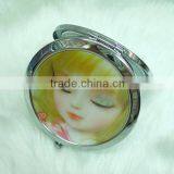 2015 hot selling shine barbie doll compact mirror