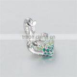 Fashionable Heart Shape Design Gemstone Charm Pendant Bracelet Jewelry thumbnail-3
