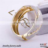 Sequins Print Gold Bangles Dubai Cuff Bangle thumbnail-1