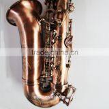 Professional Woodwind Musical Instrument Alto Saxophone With Antique Surface Finish Wholesale thumbnail-5