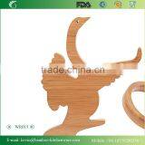 WR015/LFGB Wood Premium Bamboo Wine Rack Wooden Fruit Vegetable Display Rack Antique Wine Kitchen Rack thumbnail-2