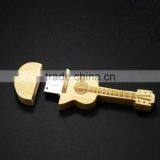 Bamboo Wooden Guitar Usb Flash Drive Guitar Shaped Usb thumbnail-2