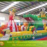 Wojin New Design Inflatable Kids Party Lovely Dairy Cow Jumping Bounce House thumbnail-4