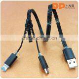 Factory Direct Wholesale 2 in 1 Usb Cable for Micro Usb 2.0 Cable With for Iphone Cable thumbnail-3