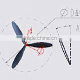 3 Blade Propeller 9070 Propeller For 3.17mm Electric Motors Fixed-wing RC Aircraft thumbnail-2