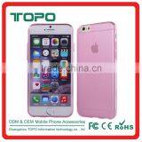 Multi Color Trendy Imported soft TPU Anti-Scratch Clear Back Cover Transparent Mobile Case for iPhone 6 6S plus
