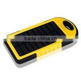 2016 Hotsale Waterproof Solar Power Bank 5000mAh, Portable Solar Charger thumbnail-4