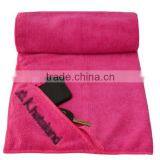 Zip Pocket Sport Towel With Customized Logo thumbnail-2