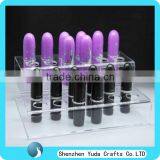 Desktop Acrylic Comestic Counter Display Acrylic Lipstick Display Holder Acrylic Makeup Display Design