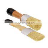 2-Piece Multi Use Round Chalk, Wax and Stencil Brushes for Chairs, Dressers, Cabinets and Other Wood Furniture thumbnail-2